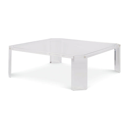 Century Furniture Phoenix Coffee Table with Glass Top
