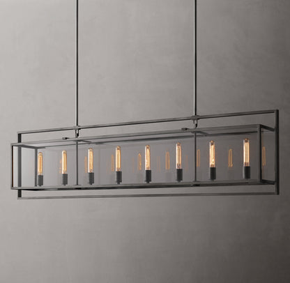 Beckman Rectangular Chandelier 72"