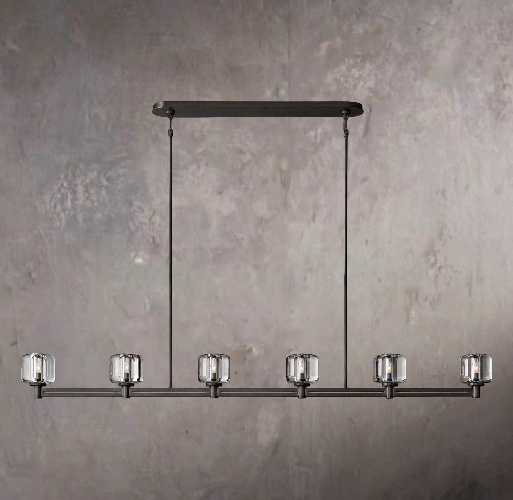 Demarets Rectilinear Linear Chandelier 72"