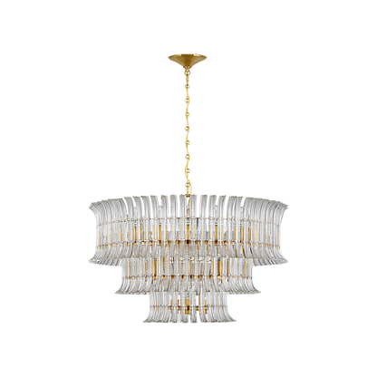 Rhine 34" Three Tier Chandelier