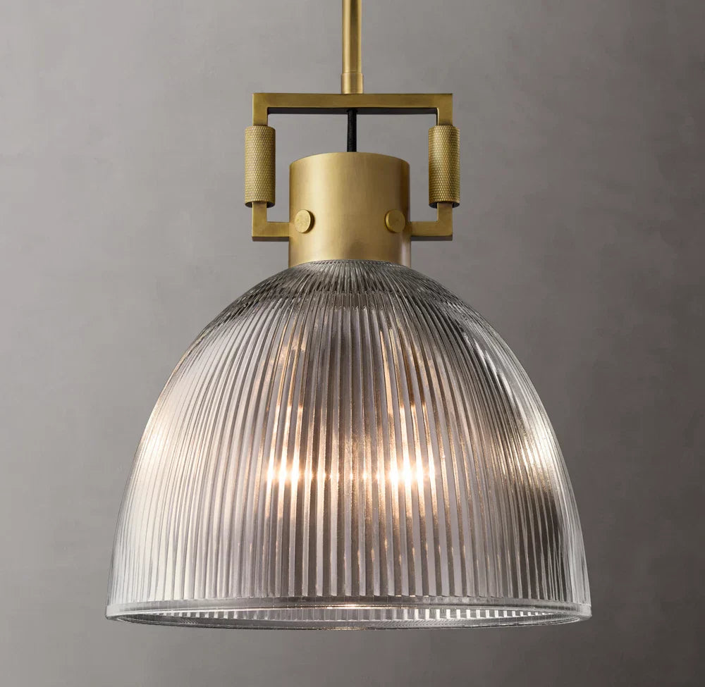 Machinist Prismatic Cloche Pendant