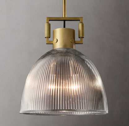 Machinist Prismatic Cloche Pendant
