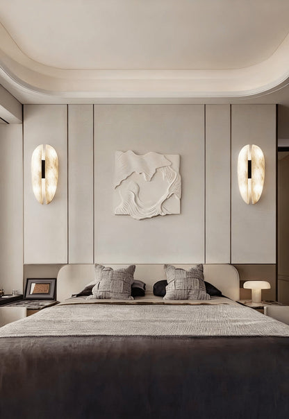 Alabaster Veil LED Wall Sconce