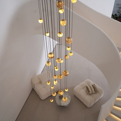 Alessora Alabaster Cluster Chandelier