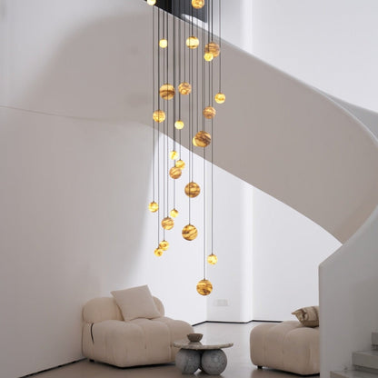 Alessora Alabaster Cluster Chandelier