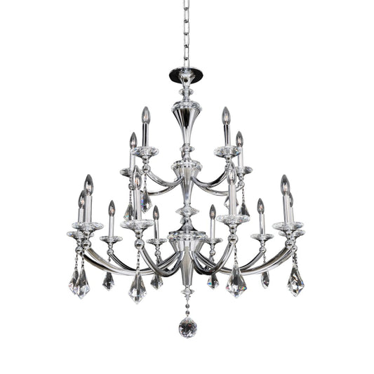 Allegri Floridia 15 Light 2 Tier Chandelier