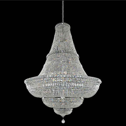 Betti 56 Light 48" Wide Crystal Empire Chandelier