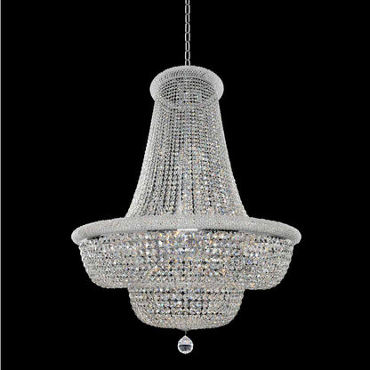 Napoli 33 Light 42" Wide Empire Chandelier with Crystal Accents