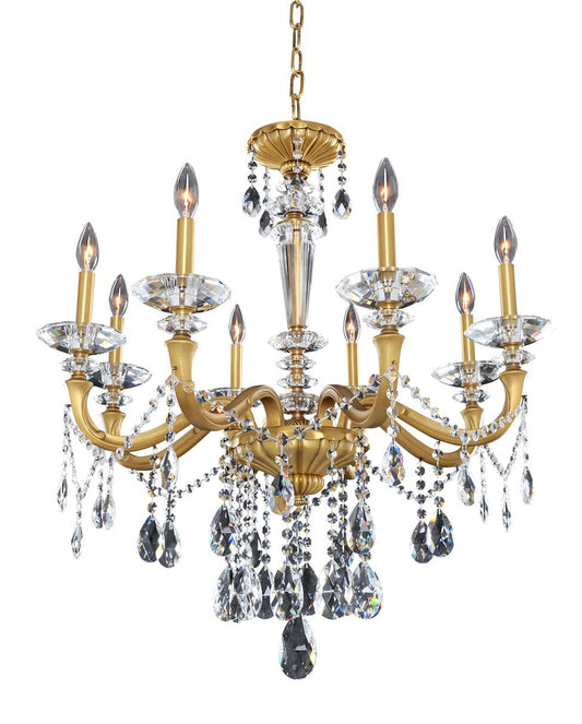 Jolivet 8 Light 29-1/2" Wide Crystal Chandelier