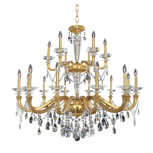 Allegri Jolivet 18 Light 43" Wide Crystal Chandelier