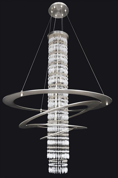 Giovanni 7 Light 32" Wide Crystal Chandelier