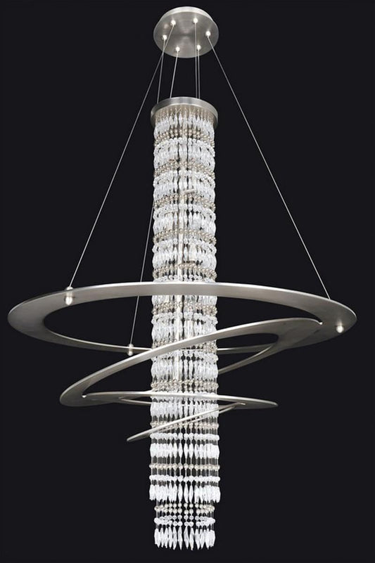 Giovanni 7 Light 32" Wide Crystal Chandelier
