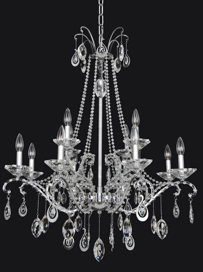 Shorecrest 12 Light 32" Wide Crystal Chandelier