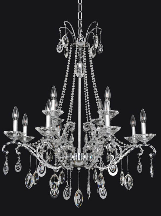 Shorecrest 12 Light 32" Wide Crystal Chandelier