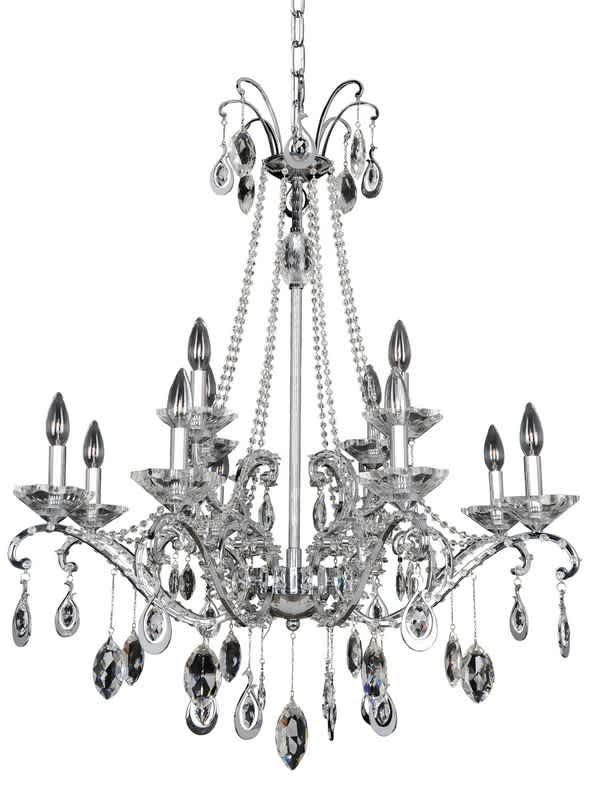 Shorecrest 12 Light 32" Wide Crystal Chandelier