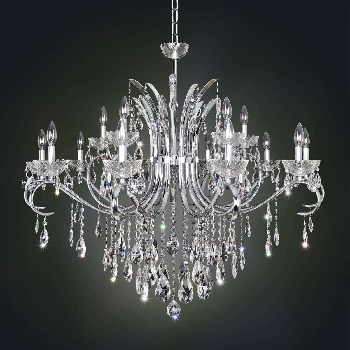 Catalani 15 Light 42" Wide Crystal Chandelier