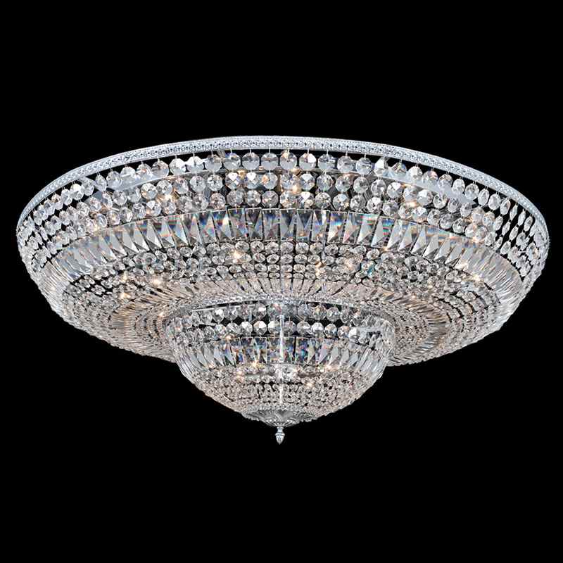 Lemire 24 Light 48" Wide Flush Mount Bowl Ceiling Fixture