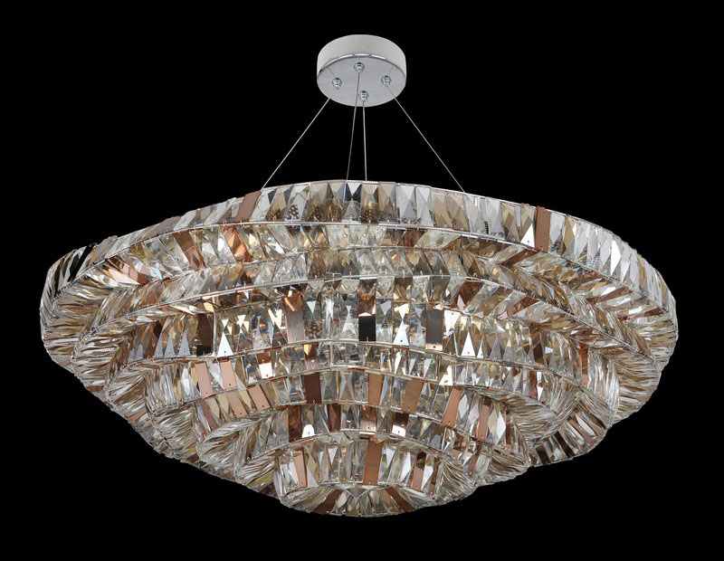 Gehry 21 Light 39-3/8" Wide Crystal Chandelier