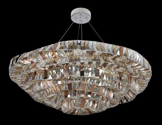 Gehry 21 Light 39-3/8" Wide Crystal Chandelier
