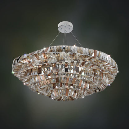 Gehry 21 Light 39-3/8" Wide Crystal Chandelier