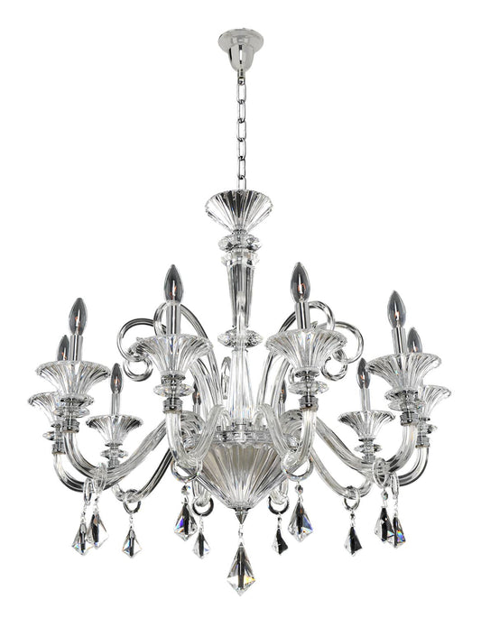 Chauvet 10 Light 1 Tier Chandelier