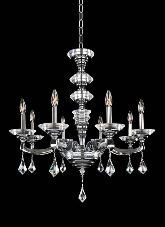 Cosimo 8 Light 30" Wide Crystal Chandelier