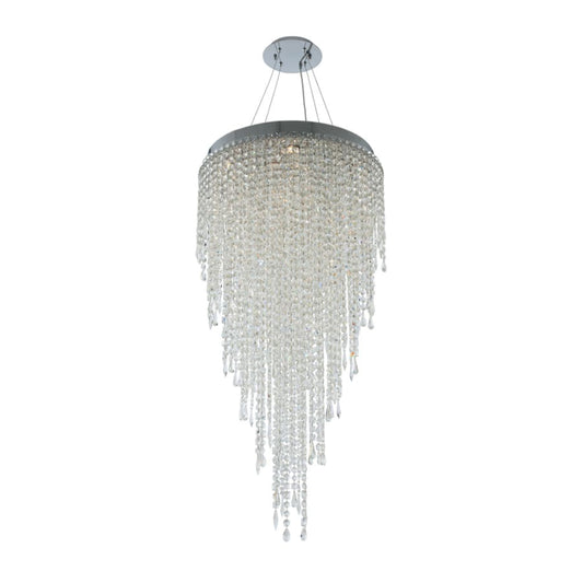 Allegri Tenuta 10 Light 24" Wide Crystal Chandelier
