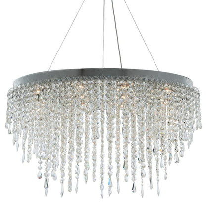 Allegri Tenuta 10 Light 16" Wide Crystal Pendant