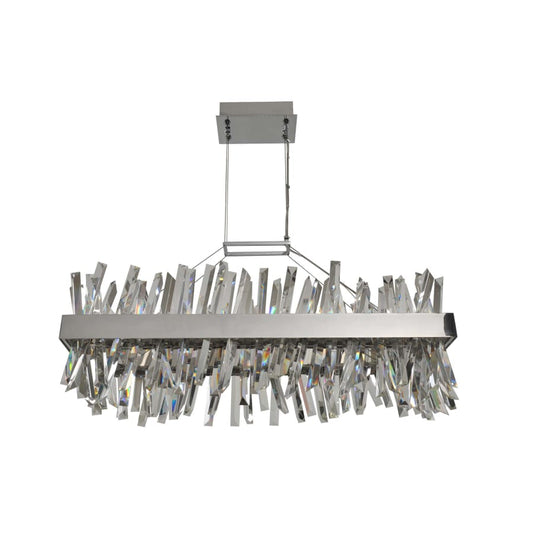 Allegri Glacier 36" Wide LED Linear Chandelier