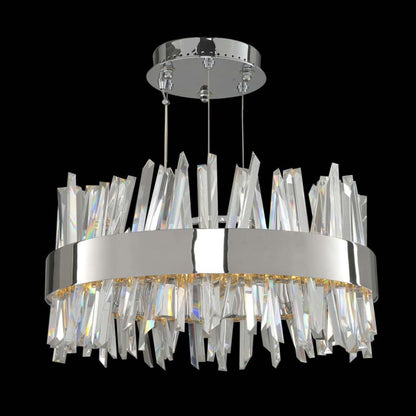Allegri Glacier 2 Light 20" Wide LED Pendant