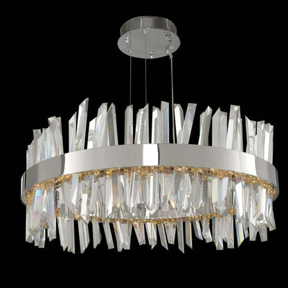 Allegri Glacier 2 Light 25" Wide LED Pendant