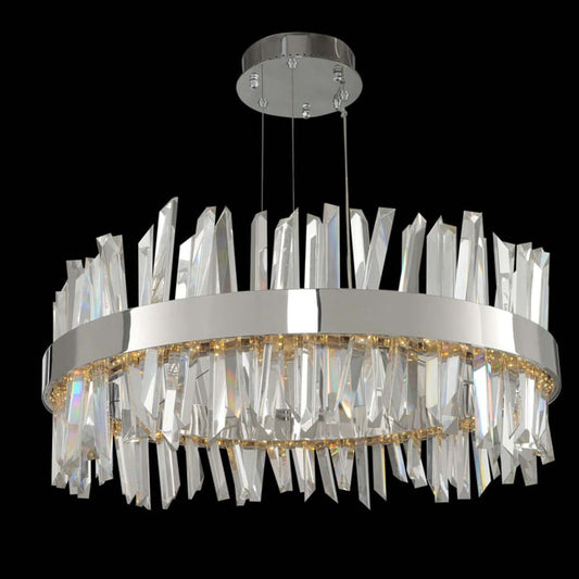 Allegri Glacier 2 Light 25" Wide LED Pendant