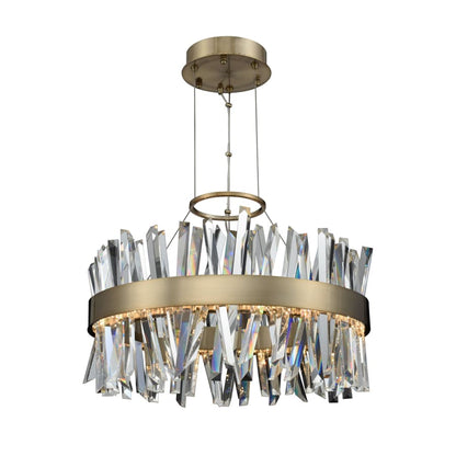 Allegri Glacier 2 Light 25" Wide LED Pendant