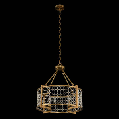 Verona 24" Wide Pendant with Firenze Crystal