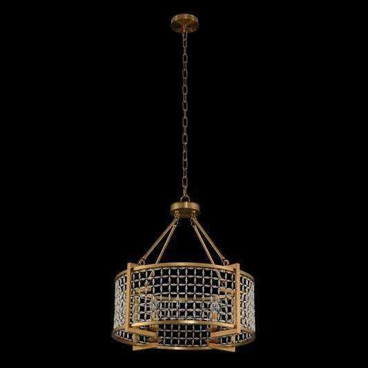 Verona 24" Wide Pendant with Firenze Crystal