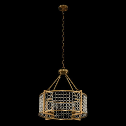Allegri Verona 24" Wide Pendant with Firenze Crystal