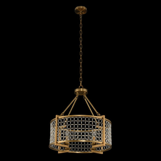 Allegri Verona 24" Wide Pendant with Firenze Crystal