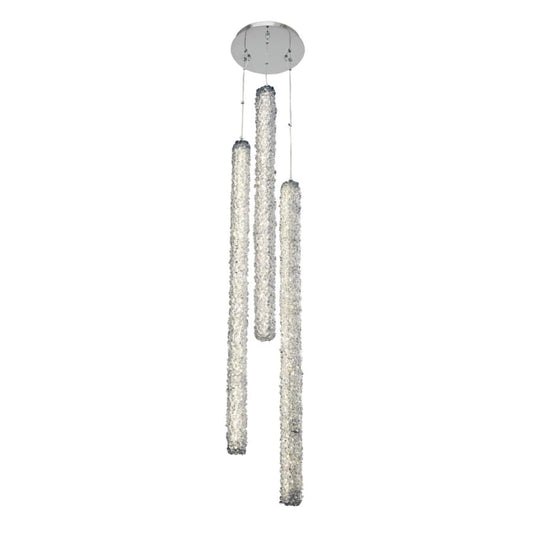 Allegri Lina 3 Light 12" Wide LED Multi Light Pendant with Firenze Crystal