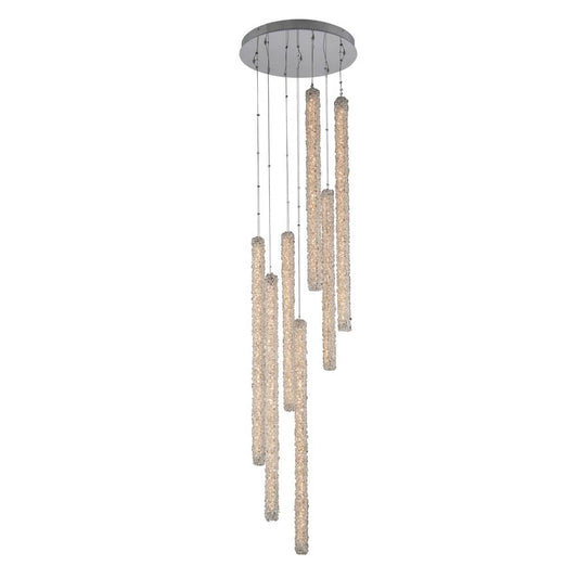 Lina 7 Light 24" Wide LED Crystal Multi Light Pendant