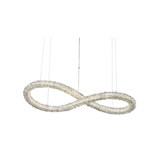 Allegri Lina 48" Wide LED Abstract Chandelier with Firenze Crystal