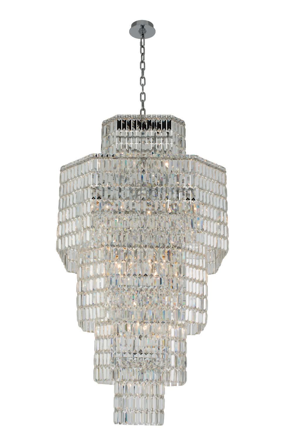 Livelli 25 Light 37" Wide Crystal Chandelier