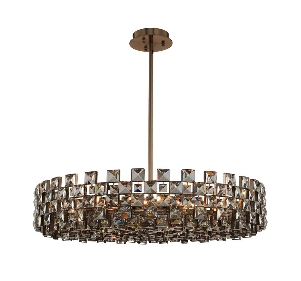 Piazze 12 Light 36" Wide Crystal Pendant
