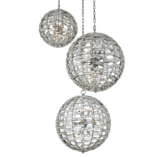 Alta 36 Light 46" Wide Crystal Multi Light Pendant - (3) 26" Spheres