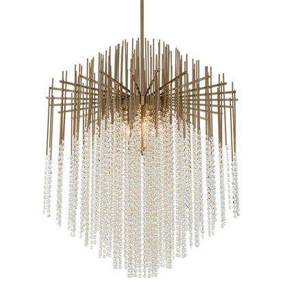 Allegri Estrella 8 Light 32" Wide Crystal Pendant