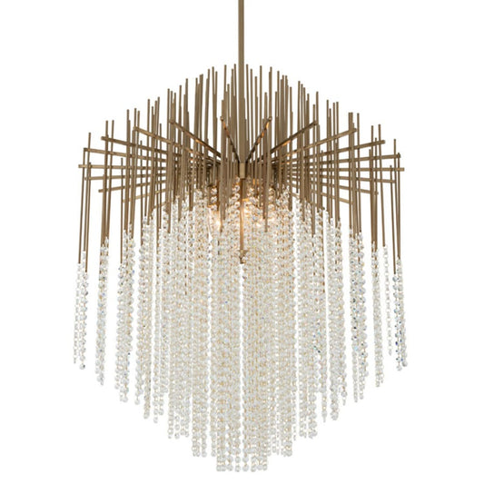 Allegri Estrella 8 Light 32" Wide Crystal Pendant