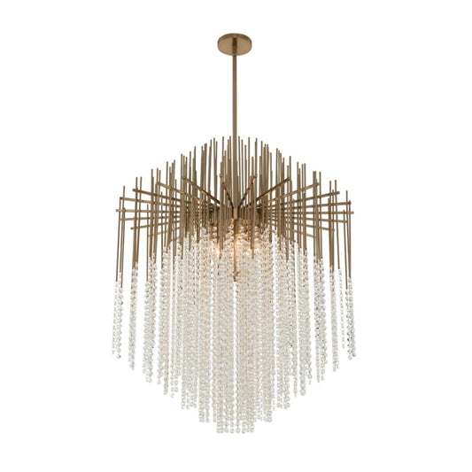 Allegri Estrella 8 Light 32" Wide Crystal Pendant