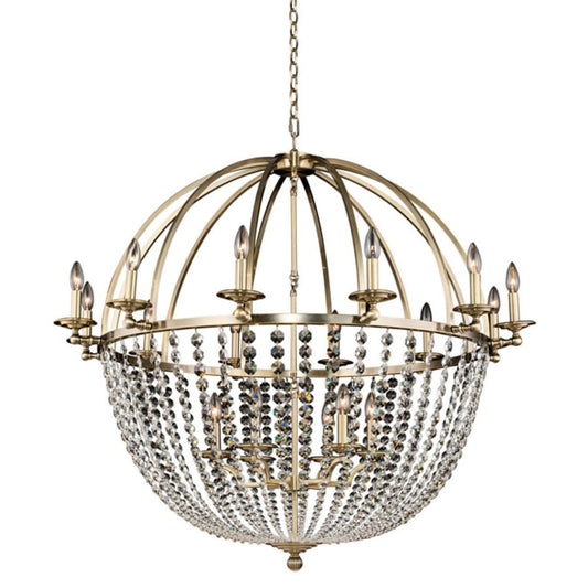 Allegri Pendolo 18 Light 44" Wide Crystal Chandelier