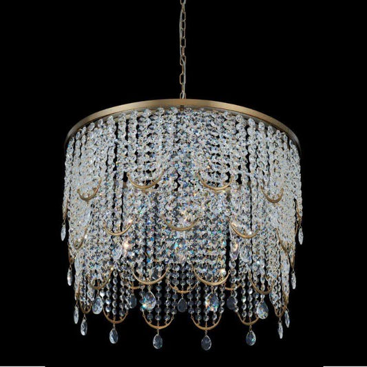 Vezzo 7 Light 30" Wide Crystal Pendant