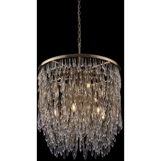 Allegri Frangia 12 Light 29" Wide Crystal Pendant