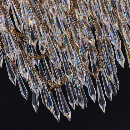 Allegri Frangia 12 Light 29" Wide Crystal Pendant